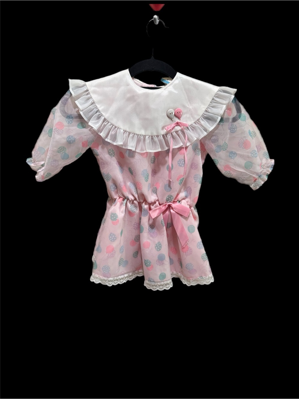 Girl’s Vintage Balloon Clown Core Dress